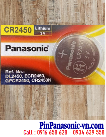 Pin Panasonic CR2450 lithium 3V (Chính hãng 2022)